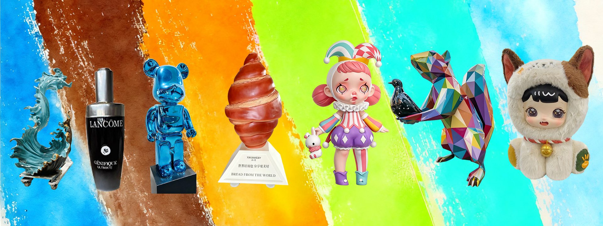 calidad Esculturas de fibra de vidrio a medida fábrica