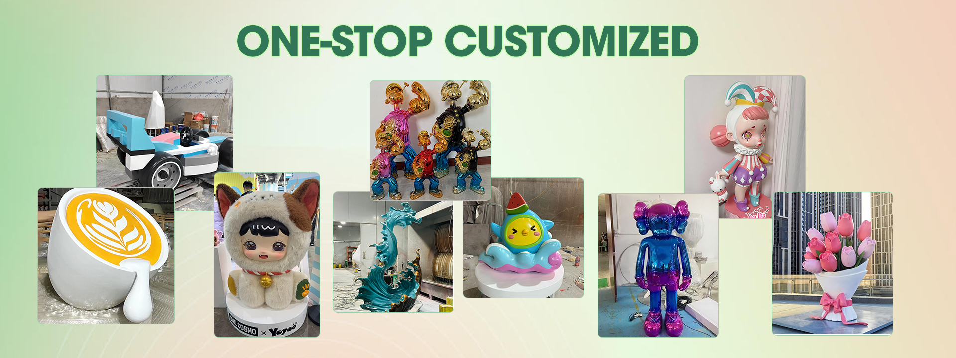 quality Custom Fiberglass Sculptures factory